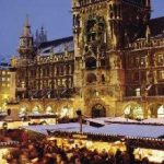 German Christmas Market at night