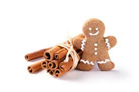 gingerbread man cookie with cinnamon